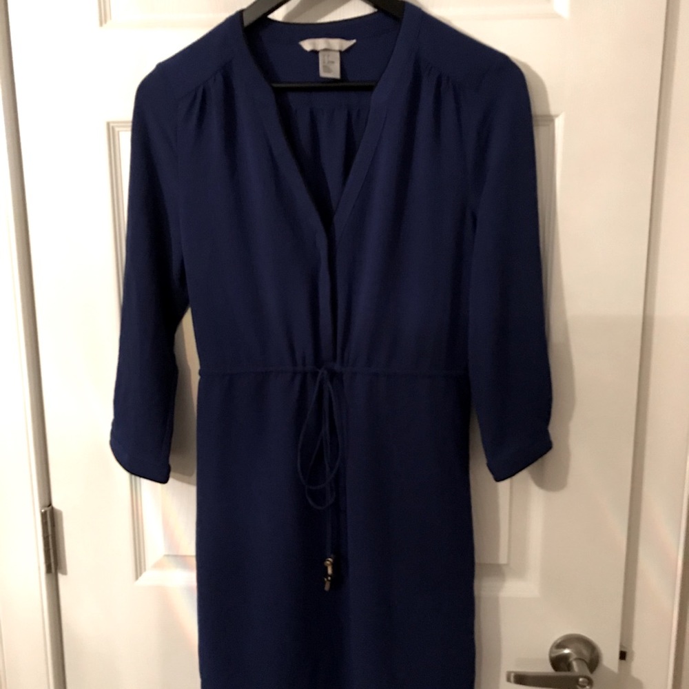 H&M Dress-Blue-Size 8